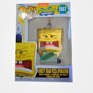 Funko Pop! SpungeBob SquarePants Krusty Krab Pizza 1667 25TH Anniversary